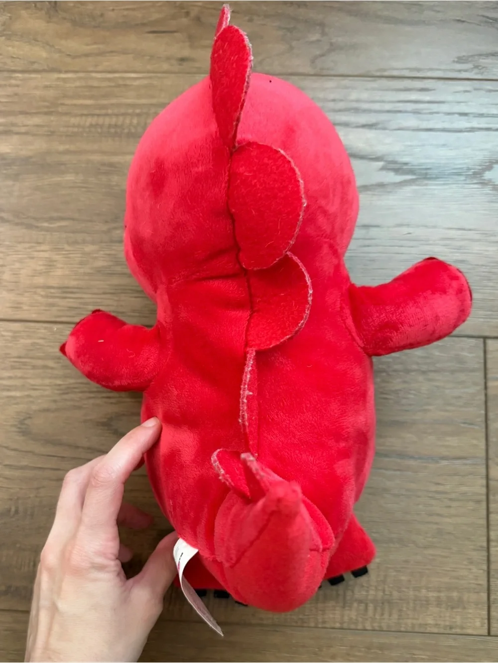 Kohls Cares Red Dinosaur vs Bedtime Big White Teeth Plush Stuffed By Bob Shea